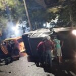 Muere una persona tras choque de dos autos en la vía Machado, en Bello