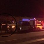 Encuentran a 4 muertos en una Toyota Prado en la autopista Norte de Bogotá