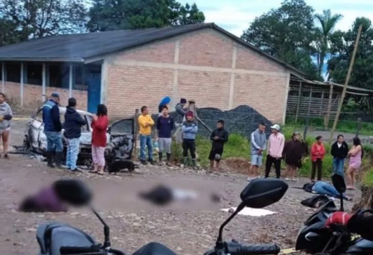Cuatro personas que iban en un carro fueron asesinadas en Morales, Cauca