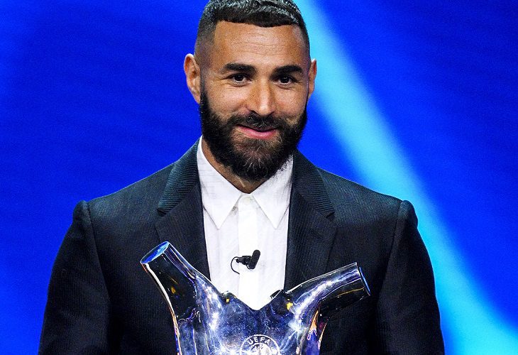 Karim Benzema gana el premio al Jugador del Año de la UEFA