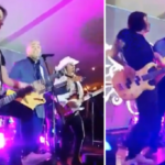El expresidente Duque fue grabado tocando rock en Chía