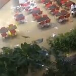 Centro comercial Florida sufrió inundaciones durante aguacero del lunes en Medellín