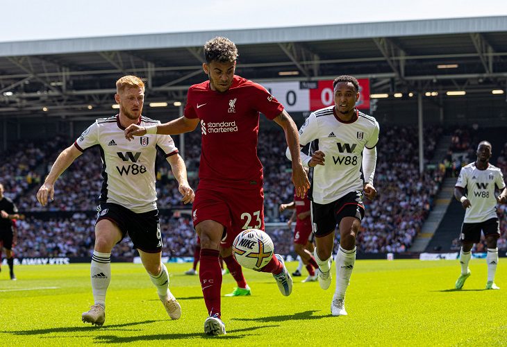 2-2: Klopp evaluó el desempeño de Luis Díaz ante el Fulham