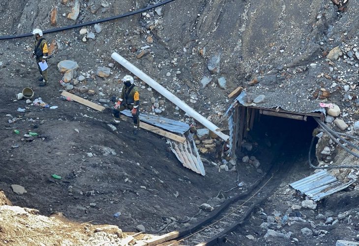 10 mineros están atrapados en un socavón de Sabinas, en Coahuila
