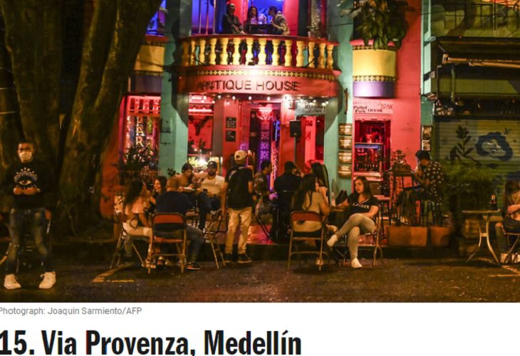 Provenza, la calle de Medellín que es una de las más 'cool' del mundo