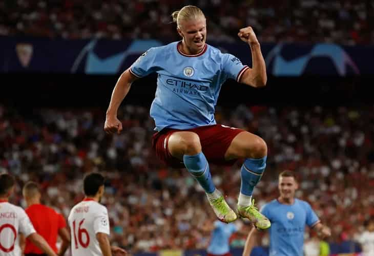 0-4. Haaland lidera la goleada del City ante un Sevilla que sigue perdido