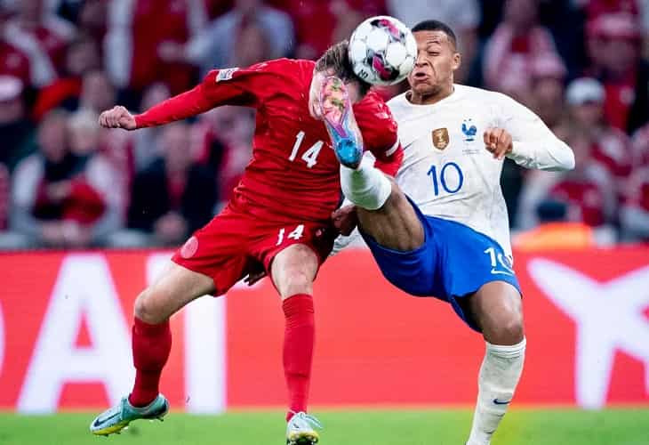 2-0. Dinamarca golpea de nuevo a Francia pero se queda sin fase final