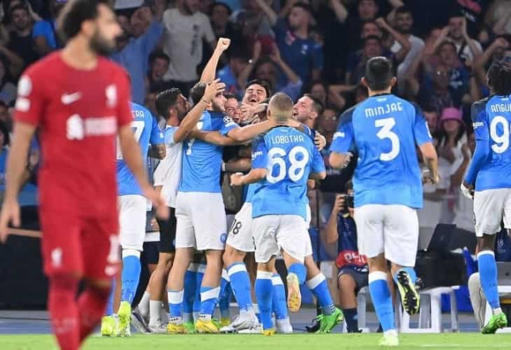 4-1. El Nápoles agranda las dudas del Liverpool