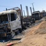 Ataque incendiario en el sur de Chile deja dos camiones quemados