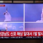 Corea del Norte lanza un misil balístico no especificado al mar de Japón