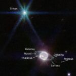 El James Webb capta la vista más clara de los anillos de Neptuno en décadas