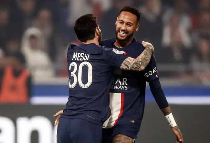 Gesto de la sociedad Messi-Neymar fue suficiente para el París Saint Germain