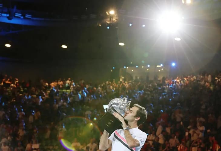 La carrera de Roger Federer en datos