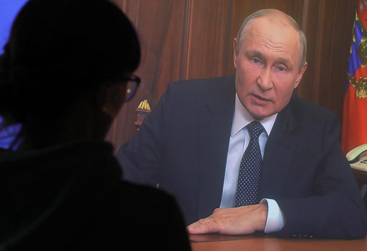 Putin pone a Rusia en pie de guerra con una movilización parcial