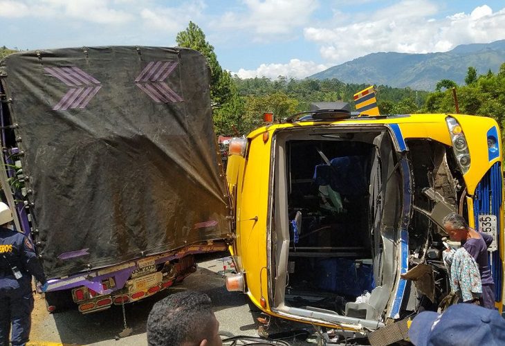 Una pasajera de Transportes Oriente murió en accidente de la Medellín-Bogotá