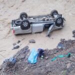 Una mujer perdió la vida en accidente de auto en vía Cañasgordas- Uramita