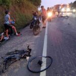 Un grupo de ciclista fue arrollado por camioneta en la vía Turbaco