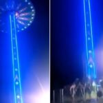 15 heridos tras brutal caída de una atracción mecánica en una feria