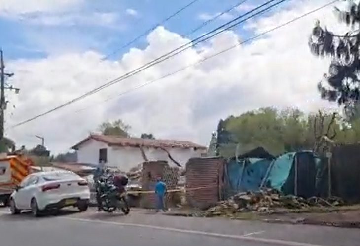 Guarne, Oriente antioqueño: edificio de 4 pisos sufre desplome