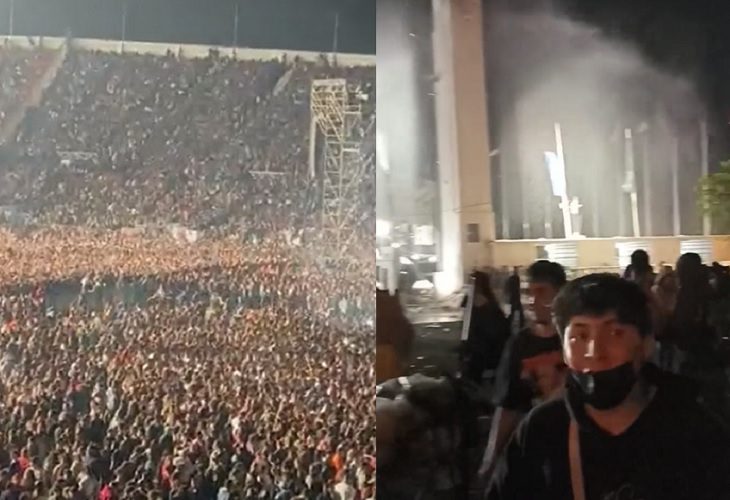 Decenas de personas evaden seguridad e ingresan a concierto de Daddy Yankee en Chile