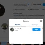 Piqué delata la cuenta oficial de Clara Chía en Instagram