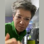 Claudia López viraliza video cantando mientras prepara café en el desayuno