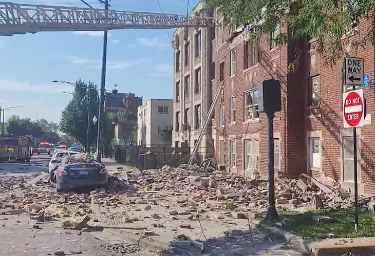 Ocho hospitalizados tras explosión en un edificio de apartamentos en Chicago