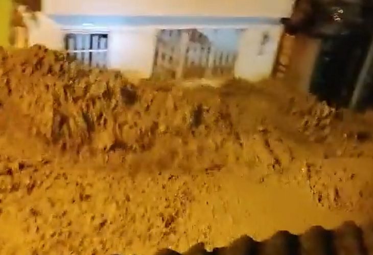 San Antonio de Prado sufre el embate de una intensa noche de lluvias