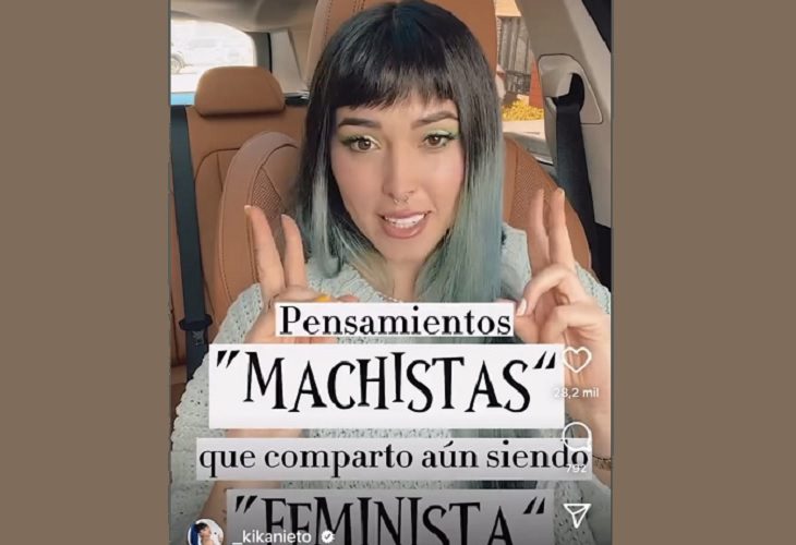 Los "pensamientos machistas" de Kika Nieto encienden la polémica en redes
