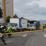 Motociclista murió tras fuerte choque con volqueta, en la avenida Boyacá