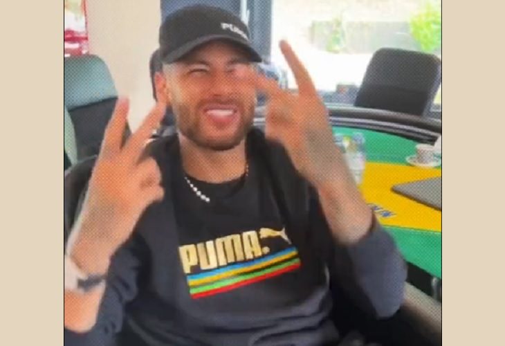 Neymar aparece en redes apoyando la reelección de Bolsonaro