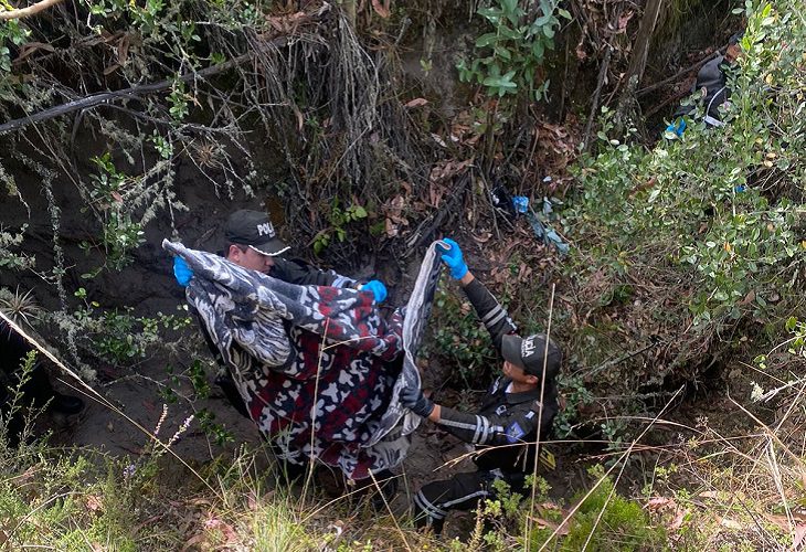 En cerro Casitagua, donde buscan a María Belén Bernal, hallan restos humanos