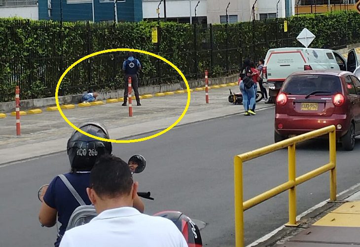 Escolta de un carro de valores frustró violento robo en barrio La Flora, en Cali