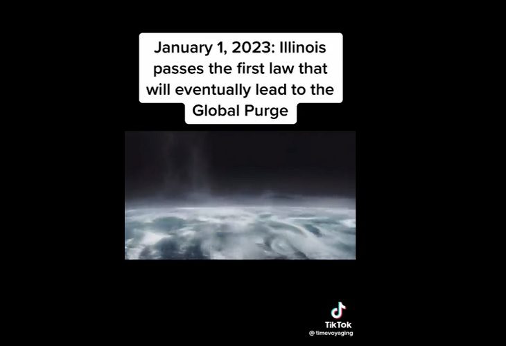 Supuesto 'viajero del tiempo' afirma que una 'purga de la vida real' ocurrirá en 2023