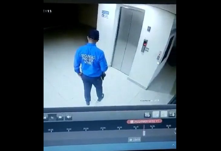 Viralizan video de vigilante que habló con "abuela fantasma" en Santa Marta