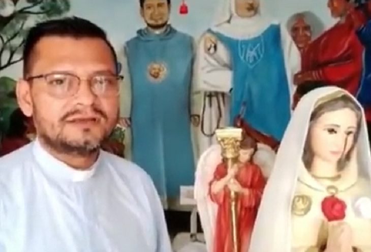 Afirman que la Rosa Mística del barrio Provenza de Bucaramanga lloró sangre