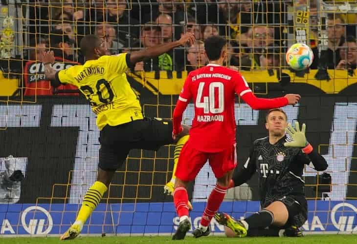 2-2. El Dortmund salva un punto en el minuto 95