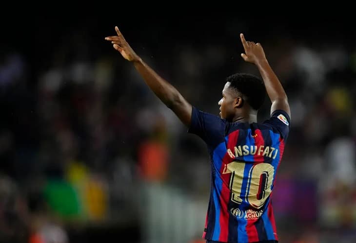 Ansu Fati, primer gol y primera titularidad en el Camp Nou