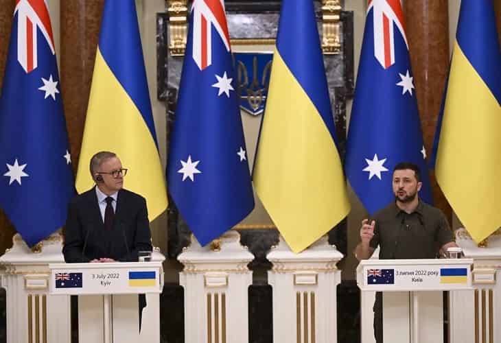 Australia anuncia envío de 70 soldados para entrenar a las tropas ucranianas