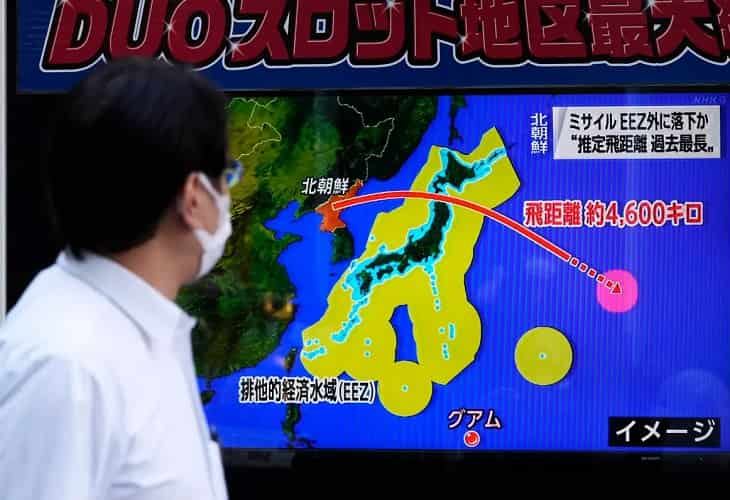 Corea del Norte dispara otros dos misiles de corto alcance al mar de Japón