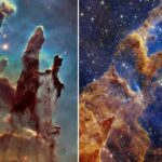 El James Webb permite ver Los Pilares de la Creación llenos de estrellas