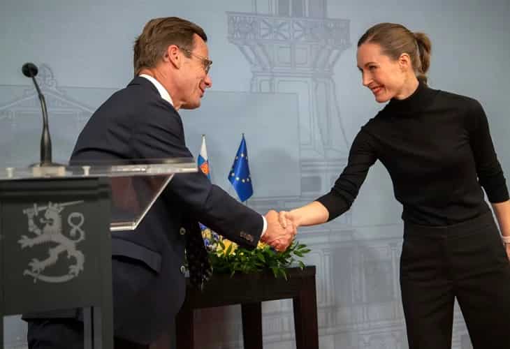 Finlandia y Suecia insisten en ingresar “de la mano” en la OTAN