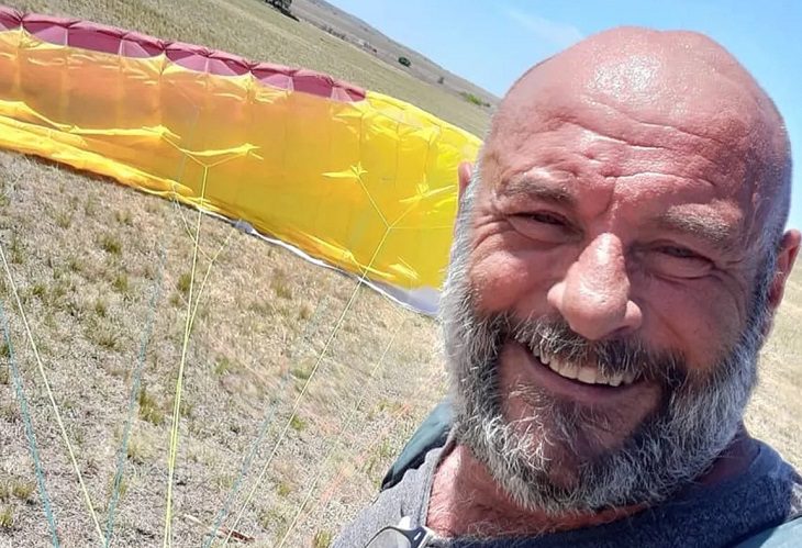 Germán Rodolfo Jones, el actor argentino murió al caer al vacío haciendo parapente