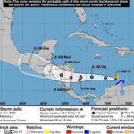 Julia se fortalece antes de llegar a San Andrés y Providencia