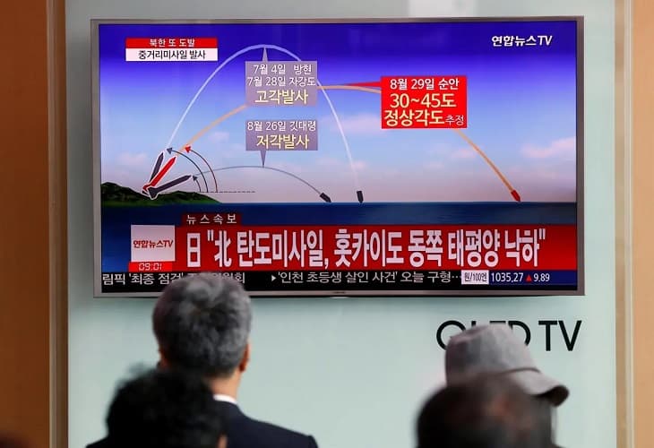 Kim Jong-un supervisa un nuevo test con misiles de crucero de largo alcance