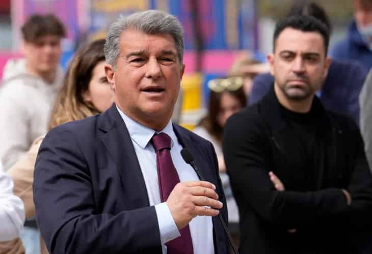 Laporta: “La confianza en Xavi y en los jugadores está intacta”