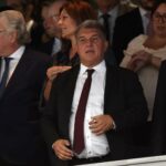 Laporta bajó al vestuario a pedir explicaciones al árbitro
