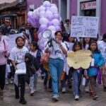 Marchan al sur de México para visibilizar la violencia contra niñas y mujeres