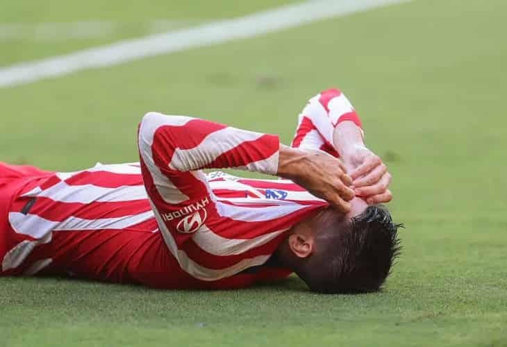 Morata sufre un edema de partes blandas en el tobillo derecho