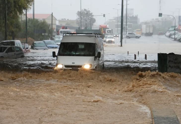 Un muerto y un desaparecido por inundaciones en la isla griega de Creta